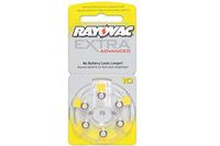 30 x Size 10 Rayovac Extra Advanced Hearing Aid Batteries …