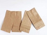 BonBon Paper Kraft Brown Paper Treat Lunch Bags (Kraft, Medium)