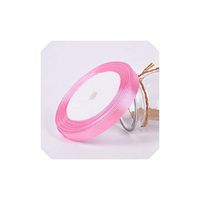 25Yards/Roll Grosgrain Satin Ribbons for Wedding Christmas Party Decorations DIY Bow Craft Ribbons Card Gifts Wrapping Supplies,24,6mm