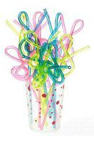 Gift House Music G-Clef Shaped Straws (12 & Pack)