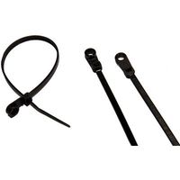 Morris 20332 UV Mounting Nylon Cable Tie with 25-Pound Tensile Strength, 3-7/8-Inch Length, Black, 100-Pack
