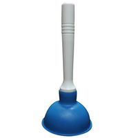 NewFerU Small Plunger Pump Liquid Plumber Clog Remover Cleaner Unclogger Tool for Toilet,Kitchen Sink Drain,Bathroom Shower Tub with Portable 4 Inch Cup and 9 Inch Handle (Blue)