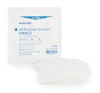 MCKESSON Sponge Dressing Medi-Pak Performance Cotton 4-Ply 4 X 4" #16-602326