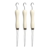 Grip Button Hook Helper Shirt Collar Buttoner Jeans Easy Buttoner Button Hook Aid Tool Lightweight Built-up Dressing Aid for Arthritis (with Hook)