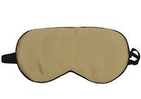 Soft Silk Sleeping Eye Mask Cover Eyeshade (Beige)