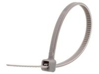 4 Inch Grey Miniature (18lb) Cable Tie - 500 Pack