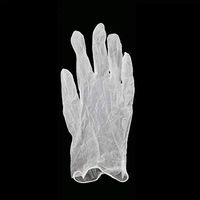 ZABB 100pcs PVC Gloves Salon Hair Dye Gloves, Oil Care Gloves Clean Protective Gloves, It Helps Prevent Allergic Reactions Latex Protein