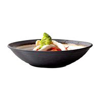 AXZHYX Bowl Japanese Ceramic Bowl Home Noodle Soup Bowl Hot Pot Sauce Bowl Restaurant Dish Bowl Fruit Salad Bowl Sushi Thread Bowl Rice Bowl Hotel Tableware Home Noodles Boiled Fish Soup Bowl
