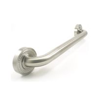 WingIts WPGB5SN18ROP Platinum Rope, 18-Inch Length x 1.25-Inch Diameter Grab Bar, Satin Stainless