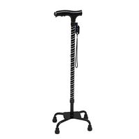 cane Aluminium Adjustable Height Lightweight Walking Stick Non Slip Led Light Telescopic Old Man Anti-Skid Stretch Lightweight Ergonomic Grip Suitable for Men and Women
