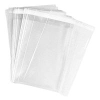 6" X9" (100 Pack) Clear Resealable Cellophane Cello Bags with Self Seal Adhesive for Bakery,Cookies,Retail/Artwork and Apparel
