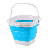 MASO Square Outdoor Collapsible Bucket,Portable Folding Water Container for Kitchen Outdoor Camping Hiking Fishing Office Or Sport 3L 5L 16L