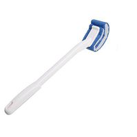 HOMEGIFT Toilet Brush Abrasive Brush with 1 Holder
