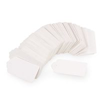 ULTNICE DIY Gift Card Luggage Tag Blank with Hole for Wedding Favour Cards Gift Tag 100pcs 40 X 20mm