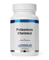 Douglas Laboratories - Potassium Chelated - Supports Nervous, Skeletal, and Circulatory System - 100 Capsules