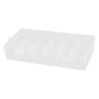 uxcell Household Office 18 Compartments Beads Pill Capsule Holder Storage Case Box