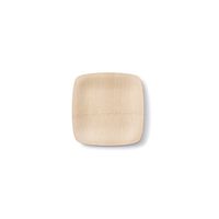 bambu, Veneerware Square Bamboo Plates - 7 Inches, 25-Pack
