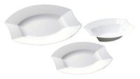 Table To Go ‘I Can’t Believe It’s Plastic’ 50-Piece Plastic Dinnerware Set