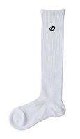 Phiten Sport Long Socks, White, 8.5"-9.5"