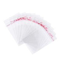 Fashewelry 1000Pcs Clear Plastic Cello Treat Bags Self Sealing OPP Cellophane Poly Bags 1.18x1.96" for Christmas Wedding Party Candy Gift Cookies Soap Candle