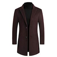 Ridkodg Men Fashion Snowflake Windbreaker Coat Pure Coat - Lightweight Car Coat