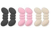 Heel Pads Heel Grips Heel Sticker Anti Heel Slipping for Shoe or Boot Too Big Make Shoes Fit Better -6 PCS Mix