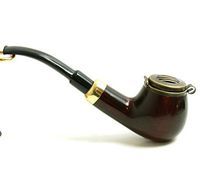 Tobacco Pipe - Model No 25 Kaiser - with Wind Cage - Pear Wood Root - Hand Made