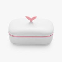 Amiley Plastic Soap Box Seal Waterproof Travel Portable Soap Dish Plastic Container Soap Protectors Soap Holder Soap Case for Bathroom Travel Home (A)
