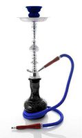 5 STAR 20" Black Hookah shisha nargila bar narguile nargile glass water Vase new