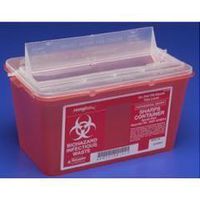 Sharps Safety Monoject Sharps Containers - 4 Qt Red Chimney-Top