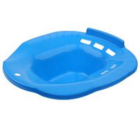 Sitz Bath, Avoid Squatting Bath Tub for Toilet, Postpartum Care Relieves Hip Cleansing Basin for Pregnant Women Patients, Fit Standard Toilet - Blue