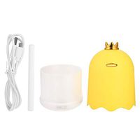 Duevin Vehicle 250ml Household Air Humidifier Cute Fine Mist Skin Moisturizing Humidifier (White Duck)