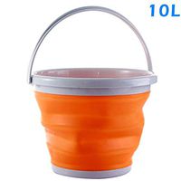 Liveday Foldable Silicone Bucket Collapsible Basin Bowl for Travel Camping Hiking Fishing