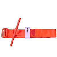 Vaorwne Outdoor Hiking Portable First Aid Quick Slow Release Buckle Medical One Hand Emergency Tourniquet Strap Orange