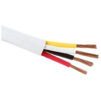 CERTICABLE 14AWG CL2 Rated 4-Conductor Loud Speaker Cable - w 100ft For In-Wall Installation