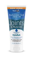 HylaRub HA Joint & Muscle Cream – Hyaluronic Acid Muscle Rub w/ Emu Oil & CMO – Non Greasy, Soothes, Moisturizes & Maintains Shoulders, Knees, Back, Hips & More 6 oz. by Hyalogic
