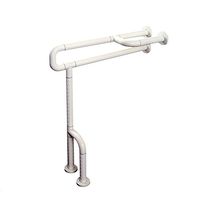 JCWANGDEFU Bathroom Grab Bar Handrails Hand Grips Safety Handle Assist Frame Railings Rail Support for Toilet Bathtub Shower, Heavy Duty, 304 Stainless Steel, Anti-slip Nylon, White