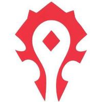 World Of Warcraft Horde Symbol Vinyl Decal Sticker|RED|Cars Trucks Vans SUV Laptops Wall Art|6.5" X 4"|CGS690