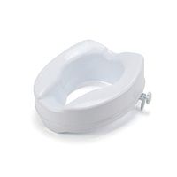 Raised Toilet Seat,Portable Elevated Riser Toilet Seat Lifter for Bathroom Safety - Assists Disabled, Elderly Or Handicapped,Increase7.5Cm