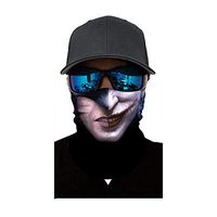 iMakcc Magic Headbands Halloween Outdoor Headwear Bandana Sports Scarf Neck Gaiter Windproof Face Mask for Cycling UV Protection (A)