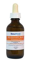 Hyaluronic Acid Vitamin C Plus BeauWorld 2oz Anti-Aging Skin Repair Fades Age Spots and Sun Damage Serum