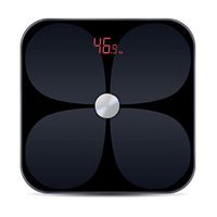 Tempered Glass Scales, Night Vision Backlit Display, Home Bluetooth Smart Electronic Scales CQOZ (Color : A)
