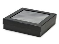 Gourmet Rigid Window Box 18 Count - Large - Black