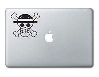 Straw Hat Flag One Piece Printed Clear Vinyl Decal Sticker Compatible with Apple MacBook Pro Air 11" 12" 13" 15" All Years Laptop Trackpad Keyboard (11", 12" MacBook)