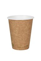 World Centric's 100% Biodegradable, 100% Compostable Paper PLA-Lined 8 Ounce Coffee Hot Cup in KRAFT (Package of 200)