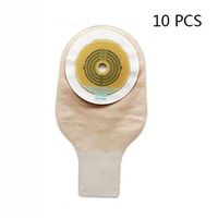 JIN Drainable Pouch Ostomy Colostomy Supplies One-Piece System Cut to Fit 25-60MM (Box of 10)