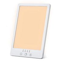 Light Therapy Lamp with Timer,Udream Upgraded LED Therapy Light with Timer Function and 360° Rotational Holder, UV-Free 10000 Lux & 3 Adjustable Brightness,Compact Size Perfect for Home Office