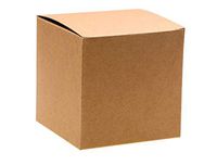 Mini Skater 12 Pcs Kraft Gift Box 3 x 3 x 3 Inch Mini Brown Empty Boxes for Wrapping Gifts Crafting Paper Cupcake Candy Jewelry Box of Candles Packaging Christmas Thanks Giving