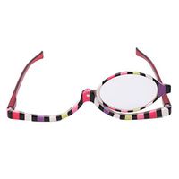 Lukalook Magnifying Glasses Makeup Cosmetic Reading Glass Folding Eyeglasses +1.0~+4.0#2