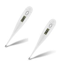Digital Medical Thermometer for Armpit Oral 60s Fast Reading LCD Temperature Meter for Children Adult （2pcs）